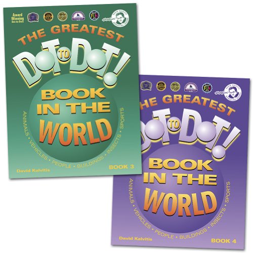 The Greatest Dot to Dot in the World Books 3 & 4 Connect the Dots Game Books