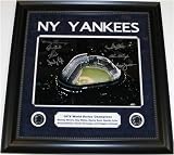 1978 New York Yankees Autographed/Hand Signed Stadium 16x20 Photo ~ 7 Autographs including Reggie Jackson ~ CUSTOM FRAMED