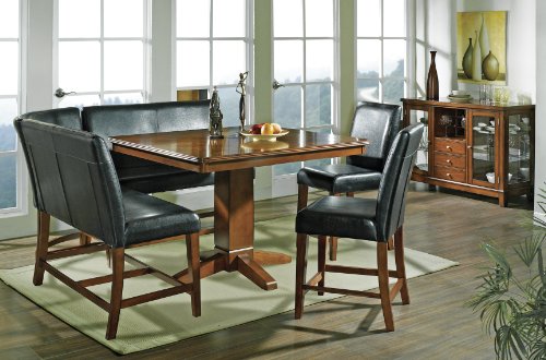 Steve Silver Company Plato Counter Height Sectional Dining Room Set