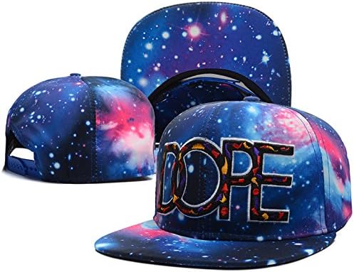 Blue Galaxy Cap Snapback Hip Hop Baseball Cap