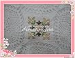 Vintage Crochet/Ribbon Embroidered 5pc Bedspread Set