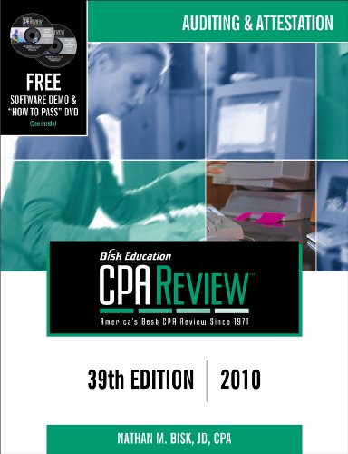 Bisk CPA Review: Auditing & Attestation - 39th Edition 2010 (Comprehensive CPA Exam Review Auditing & Attestation) (Bisk Comprehensive CPA Review)