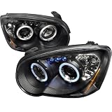 04-05 SUBARU IMPREZA HALO BLACK LED PROJECTOR HEAD LIGHTS by Spec-D Tuning