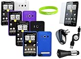 CrazyOnDigital New Accessory Kit 9 items for New HTC EVO 4G Wireless Cell P ....