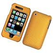 Apple iPhone 3G & 3GS Snap-On Protector Hard Case Texturized Gold Tile Pattern