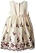 American Princess Girls' Embroidered Sweater Dress with Cardi