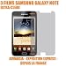 3 FILMS PROTECTION ECRAN SAMSUNG Galaxy NOTE i9220
