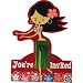 Let's Hula Invitations 8ct