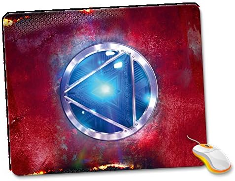 36X30CM The Avengers Iron Man Captain America Guardians of the Galaxy S.H.I.E.L.D. Computer Mouse pad Mousepad (Iron man Arc Reactor)