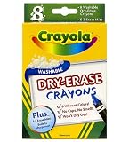 Crayola 8ct Dry Erase Crayons Large Size