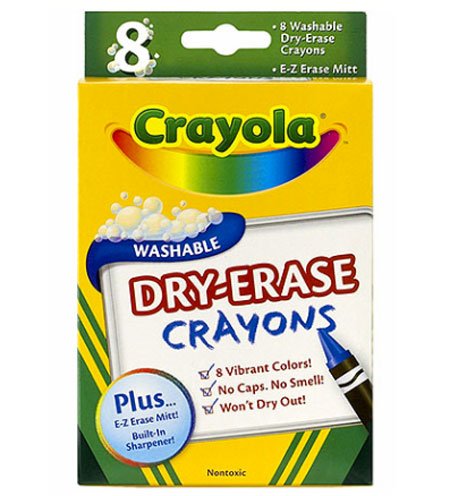 Crayola 8ct Dry Erase Crayons Large Size