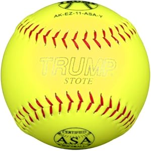 Trump AK-EZ-ASA-Y AK-EZ Yellow Synthetic Leather. Core ASA Softball