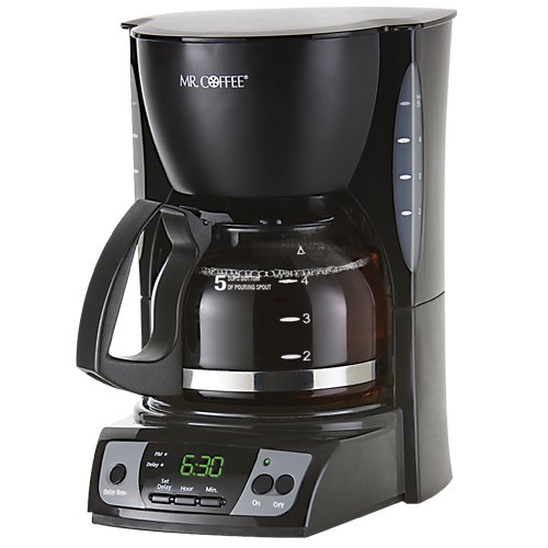 Mr. Coffee CGX7 5-Cup Programmable Coffeemaker, Black Mr. Coffee CGX7 5-Cup Programmable Coffeemaker, Black