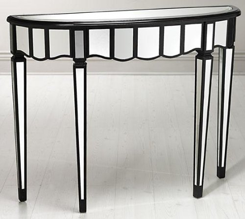 Reflections Empire Console Table 36Hx46W BLACK