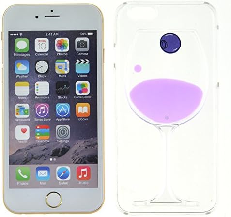 6S Case,iPhone 6S Case,Goblet Fashion Style Case for iphone 6S,Creative 3D Flow Liquid Design Hard Case for iPhone 6/iPhone 6S-Purple