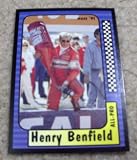 1991 Maxx Henry Benfield # 218 Nascar Racing Card