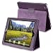 PURPLE LEATHER STAND COVER CASE FOR iPad® 2