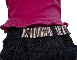 Dapper Snappers Toddler Belt - Zebra