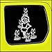 Crazy Cat Lady Stick Figure Family Decal can be applied to any surface Funny Vinyl Decal Sticker White In Color No Inks 100% Vinyl 8.5 