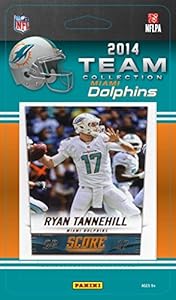 Miami Dolphins 2014 Score NFL Football Factory Sealed 8 Card Team Set with Ryan Tannehill, Mike Wallace, Jarvis Landry Plus