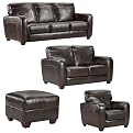 Prestige Living Room Collection - Dark Chocolate