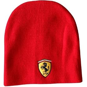 Ferrari Knitted Beanie - Red