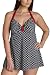 It Figures Women's I.F.&reg; Retro Dot Women'S Plus Halter Swimdress,Indigo,16W