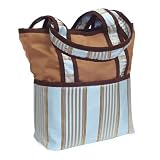 Hoohobbers Bella Blue Tote Diaper Bag