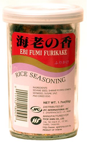 JFC Ebi Fumi Furikake Rice Seasoning, 1.7-Ounce Jars (Pack of 4)
