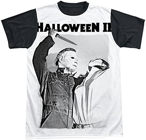 Halloween II Horror Thriller Movie Michael's Revenge Adult Black Back T-Shirt