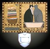 Laundry Cats Decorative Night Light
