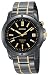 Seiko® Men's Perpetual Calendar Titanium Carbon Nitride Watch