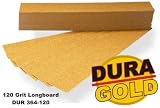 DURA-GOLD 120 Grit 2-3/4 x 16 1/2 PSA Sandpaper Sheets