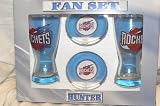 NBA Licensed Houston Rockets 4 Piece Fan Set/ Hunter/