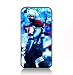 Anime Naruto Hatake Kakashi Blue case for Iphone 5 black sidecover