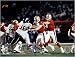 Steve Young San Francisco 49ers NFL Hand Signed 8x10 Photograph Red Jersey SB XXIX Throwing