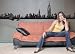 New York Skyline Huge 8' Wall Decal Sticker