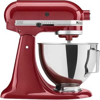 Kitchen Aid Tilt-Head Stand Mixer 4.5 Quart KSM85PBER, Empire Red