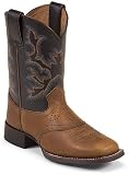 Kid's Justin Two Tone Pull On Western Boots