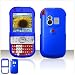 Palm CENTRO Cell Phone Dark Blue Rubber Feel Protective Case Faceplate Cover + Free LiveMyLife Wristband