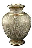 Star Legacy Supreme Cloisonne Urn with Velvet Bag, Opal, Large/Adult