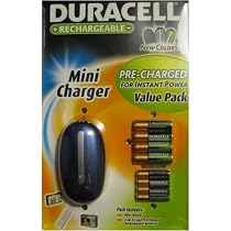 Duracell Mini Charger 4 AA Batteries and 4 AAA Batteries - all Pre-Charged