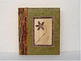 Review   / All Natural 60 Photo Handmade Photo Album - Sun Flower Design