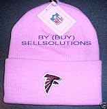 ATLANTA FALCONS Classic PINK WOMENS Cuffed Embroidered Logo Knit Beanie Hat Ski Cap Toque