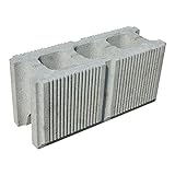 森ブロック工業(株) 150スリット ライトグレー 基本型(横筋兼用)