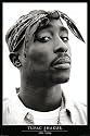 Tupac Shakur (1971-1996, B&W) Music Poster Print - 24" X 36"