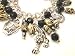 Chic Wrists Bracelet Tattoo Tigers, Jungle Beads, Black Crystal Bracelet with FREE Earrings