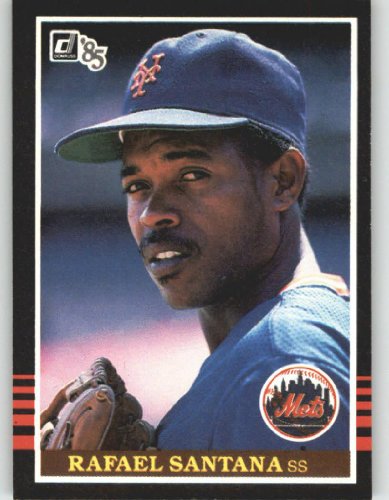 1985 Donruss #610 Rafael Santana - New York Mets (Baseball Cards)