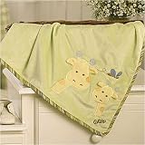 Oasis Appliqued Sherpa Blanket