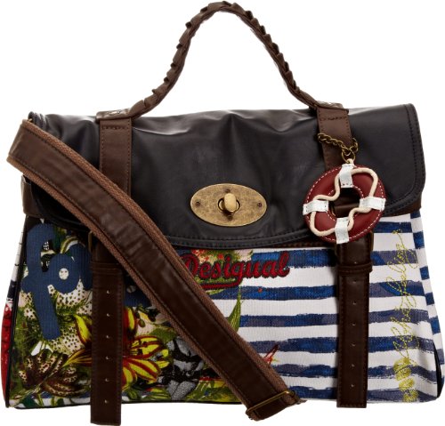 Desigual Pinup, Sac &agrave; main - Bleu marine, Textile